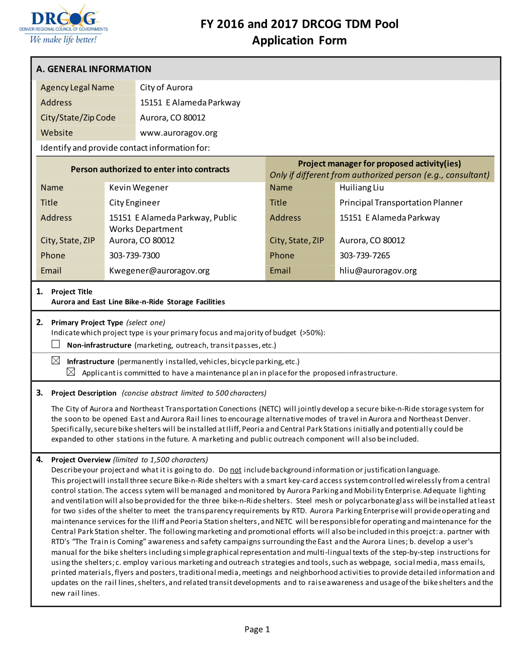 Fys1617 TDM Application