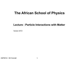 The African School of Physics