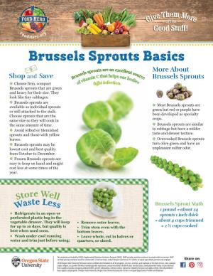 Brussels Sprouts Basics