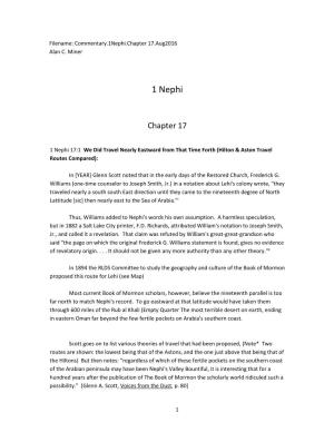 Commentary.1Nephi.Chapter 17.Aug2016.Pdf