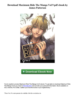 Download Maximum Ride the Manga Vol 9 Pdf Book by James Patterson