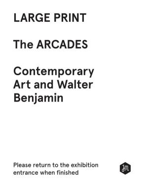 LARGE PRINT the ARCADES Contemporary Art and Walter