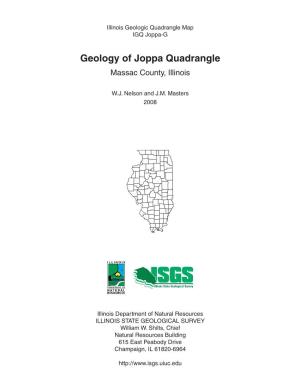 Geology of Joppa Quadrangle, Massac County, Illinois
