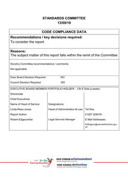 Code Compliance Data Pdf 275 Kb