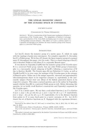 The Linear Isometry Group of the Gurarij Space Is Universal