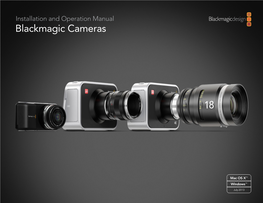 Blackmagic Cameras