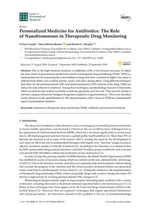 The Role of Nanobiosensors in Therapeutic Drug Monitoring