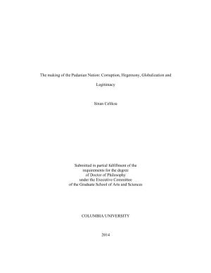 The Making of the Padanian Nation: Corruption, Hegemony, Globalization And