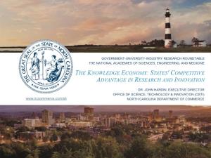 The Knowledge Economy: States' Competitive Advantage in Research and Innovation