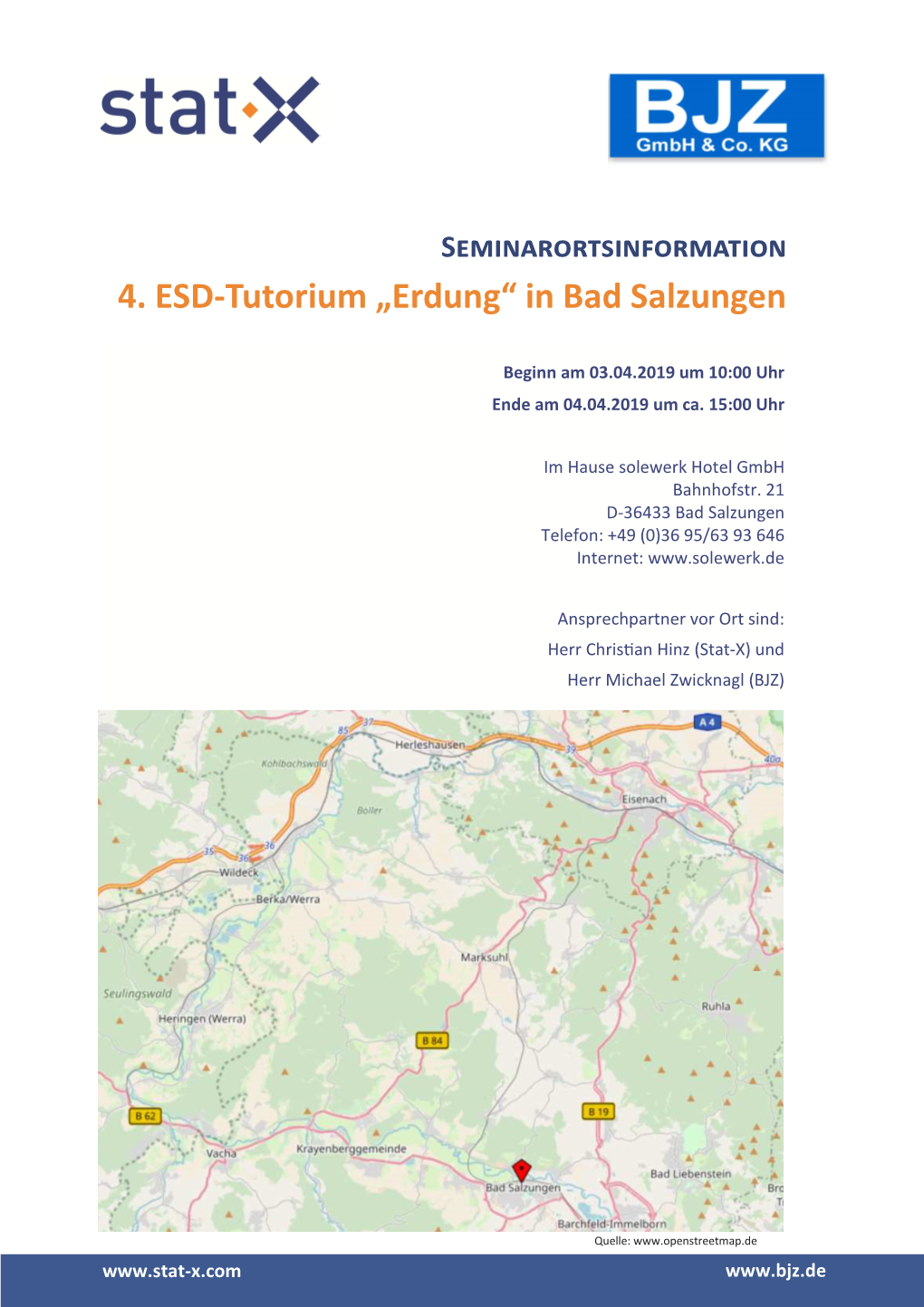 4. ESD-Tutorium „Erdung“ in Bad Salzungen