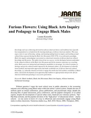 Using Black Arts Inquiry and Pedagogy to Engage Black Males