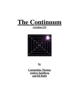 The Continuum (Version 2.5)