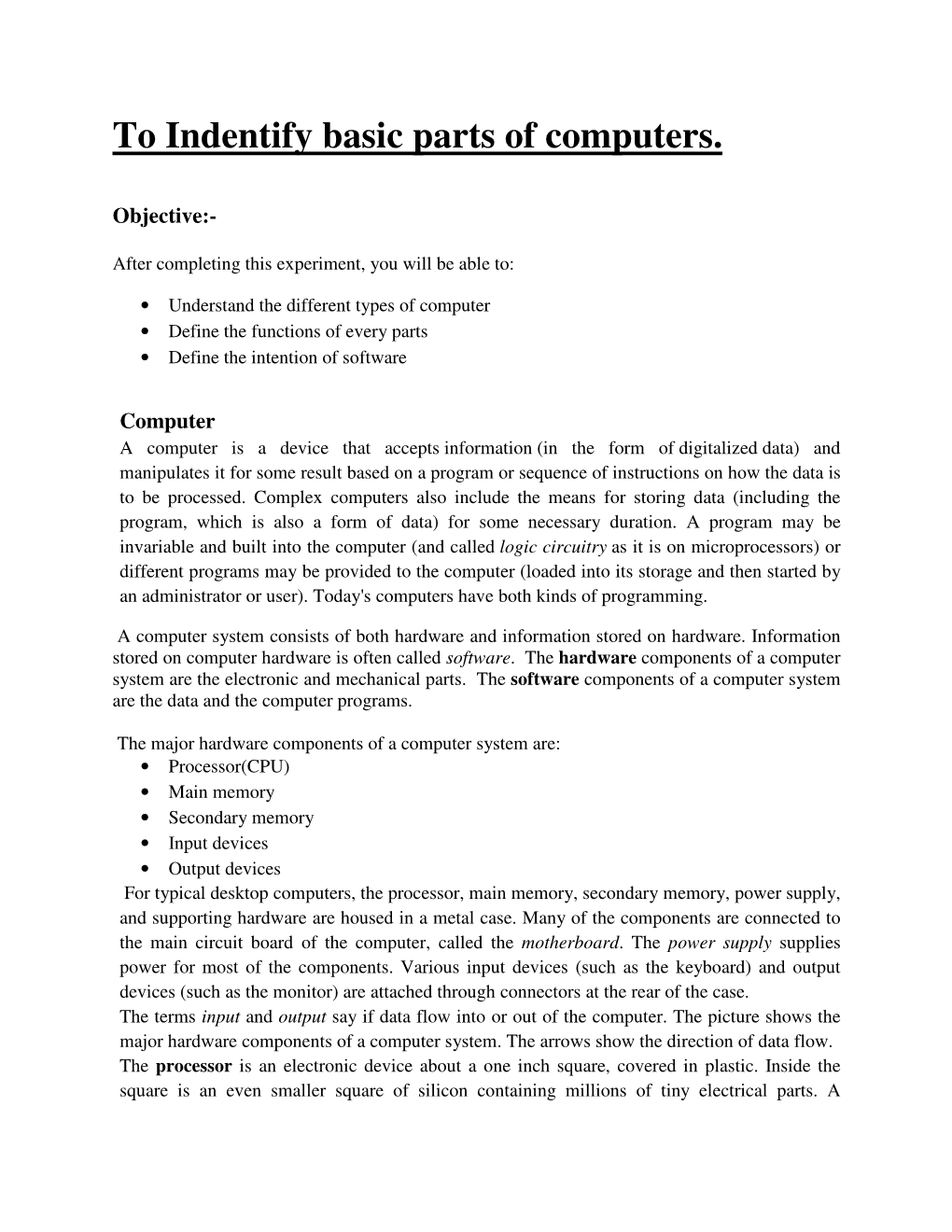 State The Six Components Of A Computer Based Information System