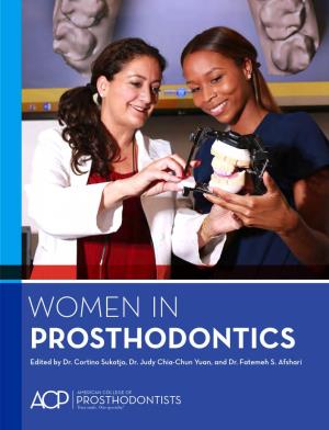 WOMEN in PROSTHODONTICS Edited by Dr