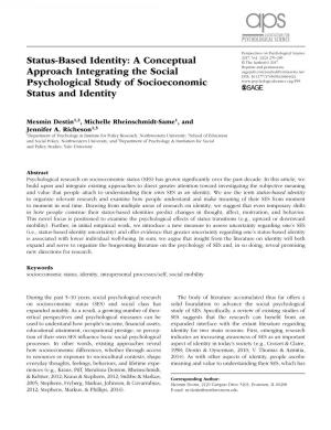 Status-Based Identity Research-Article6644242017