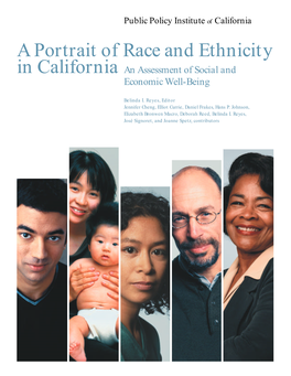 A Portrait of Race and Ethnicity in California an Assessment of Social and Economic Well-Being