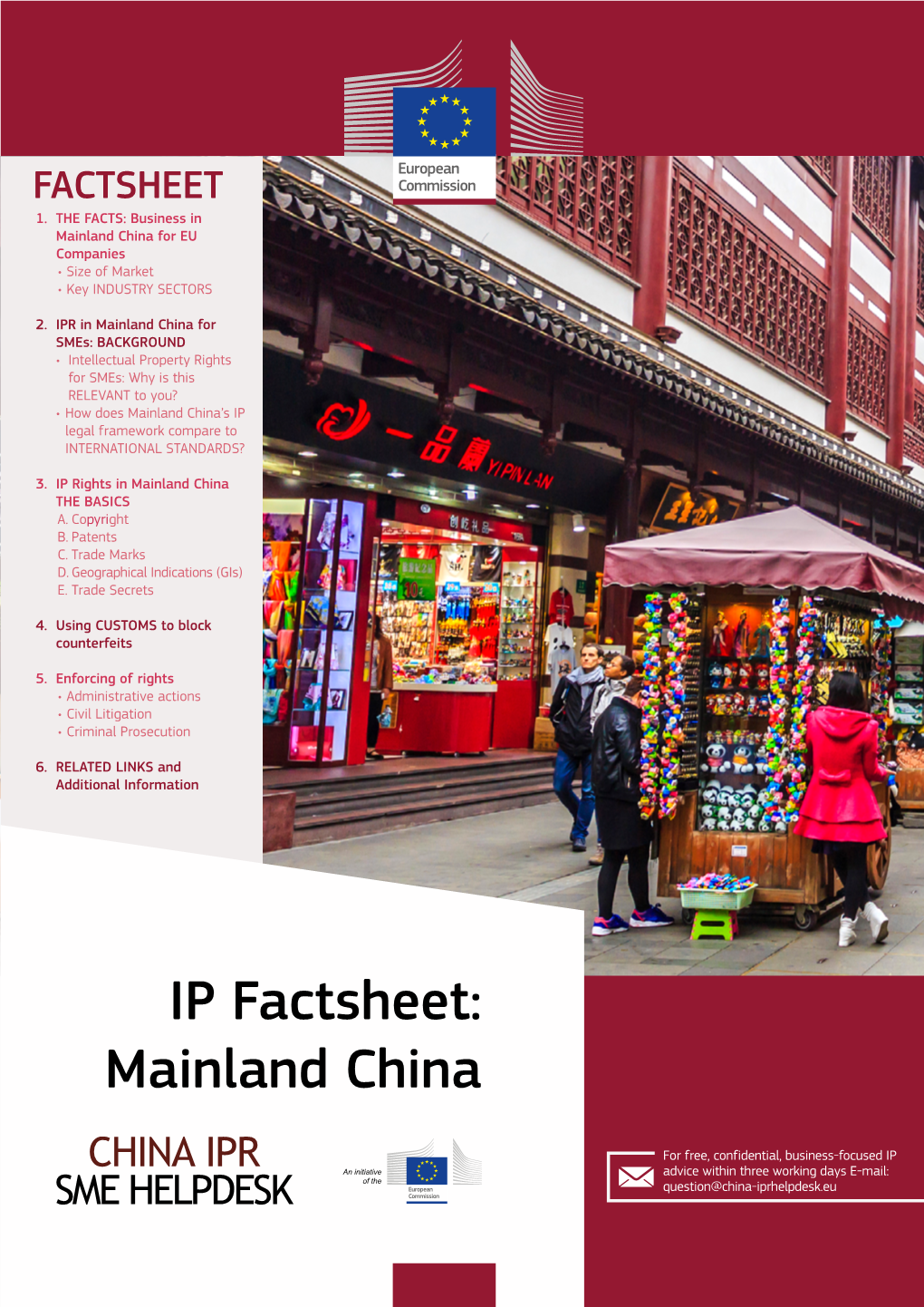 IP Factsheet: Mainland China