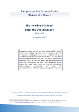 The Invisible Silk Road: Enter the Digital Dragon May 2018