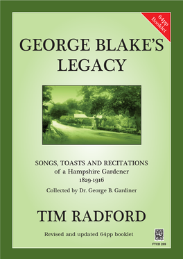 George Blake's Legacy
