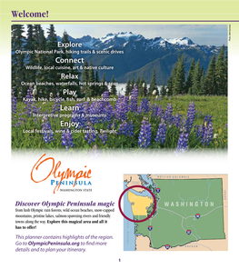 2017-18 Olympic Peninsula Travel Planner