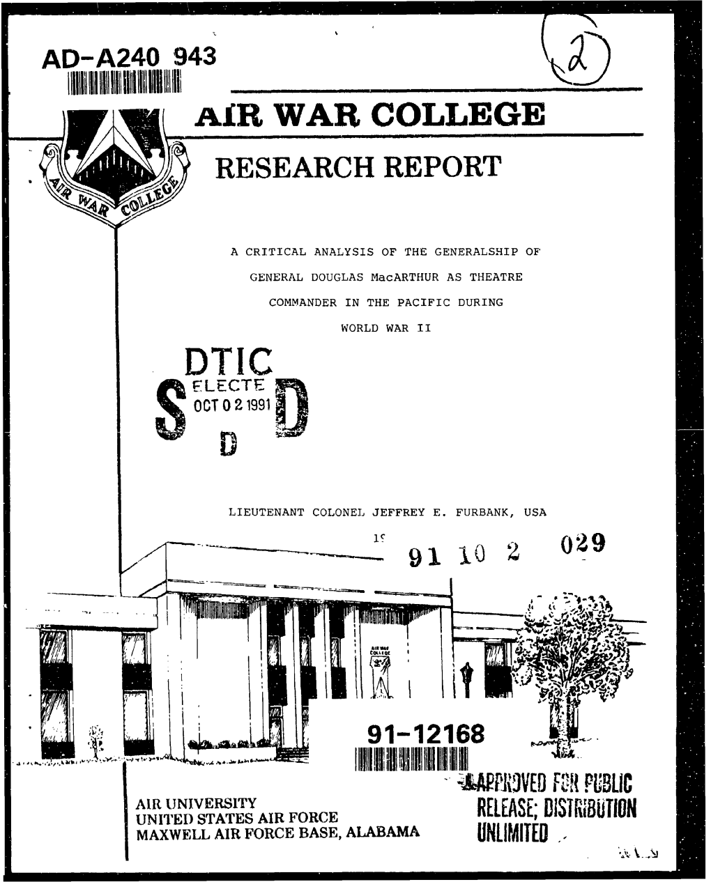 Air War College - Research Report