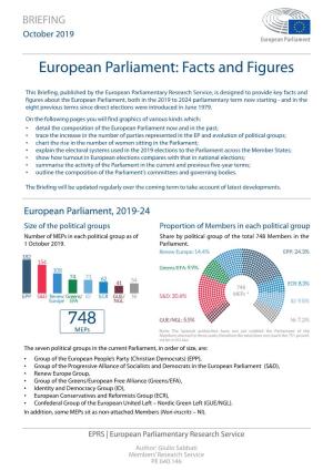 European Parliament: Facts and Figures