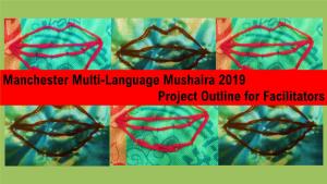 Manchester Multi-Language Mushaira 2019 Project Outline for Facilitators UNESCO International Mother Language Day Background