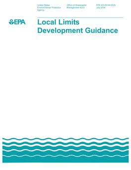 EPA's Local Limits Development Guidance