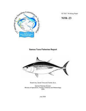 Samoa Tuna Fisheries Report