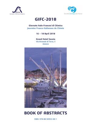 Gifc-2018 Book of Abstracts