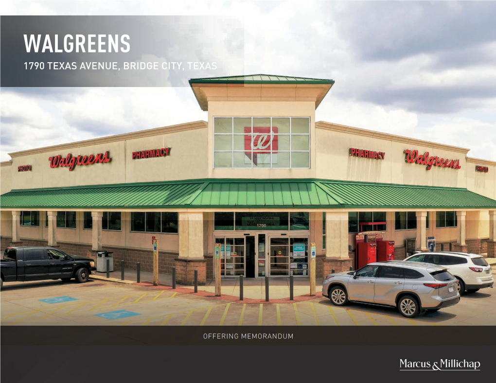 Walgreens 1790 Texas Avenue, Bridge City, Texas