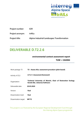 D.T2.2.6 Environmental Assessment Report France 8.5 Mb