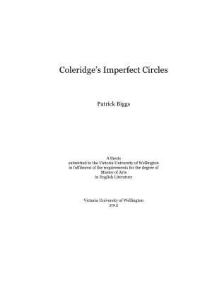 Coleridge's Imperfect Circles