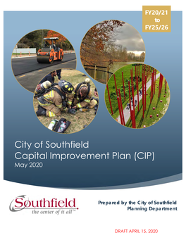 City of Southfield Capital Improvement Plan (CIP) May 2020