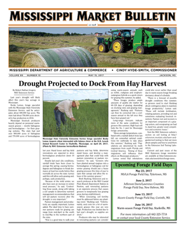 Drought Projected to Dock from Hay Harvest