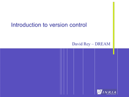 Introduction to Version Control