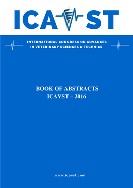 ICAVST 2016 Book of Abstracts V4 07.02.2017