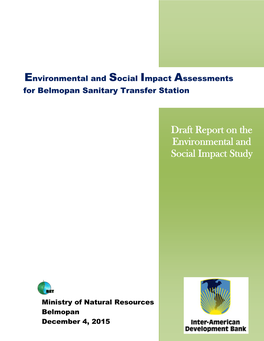 Draft Report on the Environmental and Social Impact Study