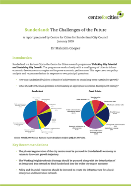 Sunderland: the Challenges of the Future