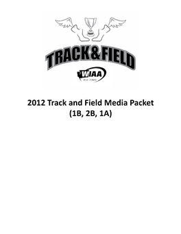 2012 Track and Field Media Packet (1B, 2B, 1A) Roos Field