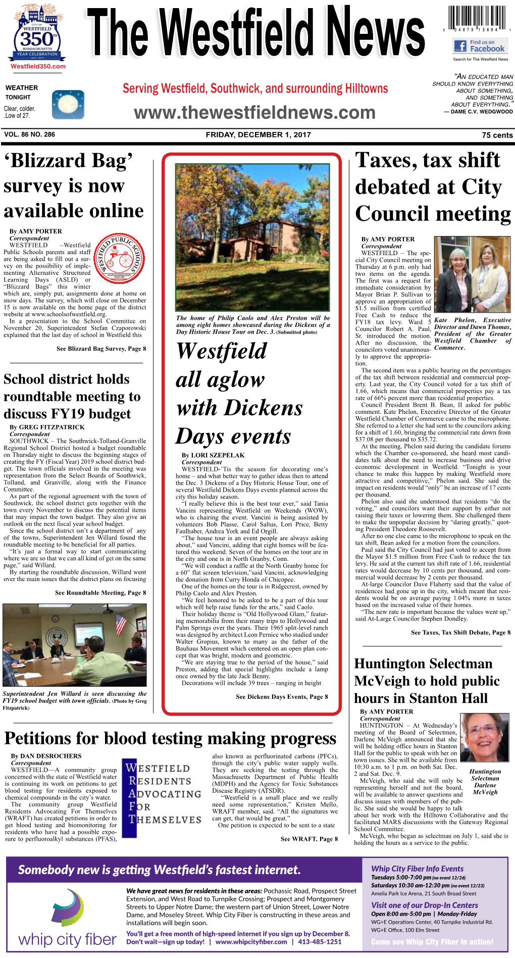 Westfield All Aglow with Dickens Days Events