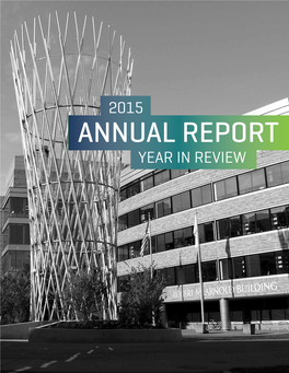 2015 Annual Report: Year in Review