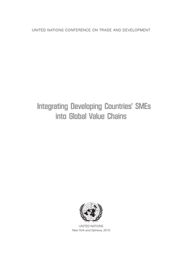 Integrating Developing Countries' Smes Into Global