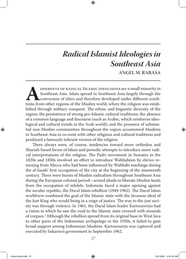 View Combined the Goal of the Islamic State with the Javanese Ideal of the Just King Who Would Bring in a Reign of Justice