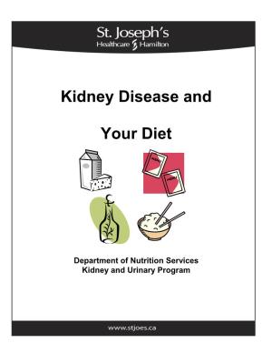 Kidney Disease and Your Diet