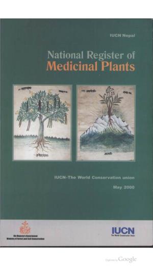 National Register of Medicinal Plants