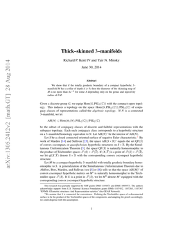 Thick-Skinned 3-Manifolds