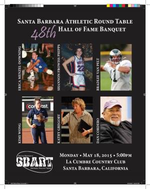 Hall of Fame Banquet Santa Barbara Athletic Round Table