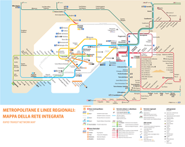 Metropolitane E Linee Regionali: Mappa Della