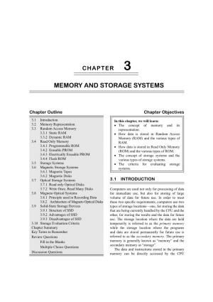 Memory and Storage Systems